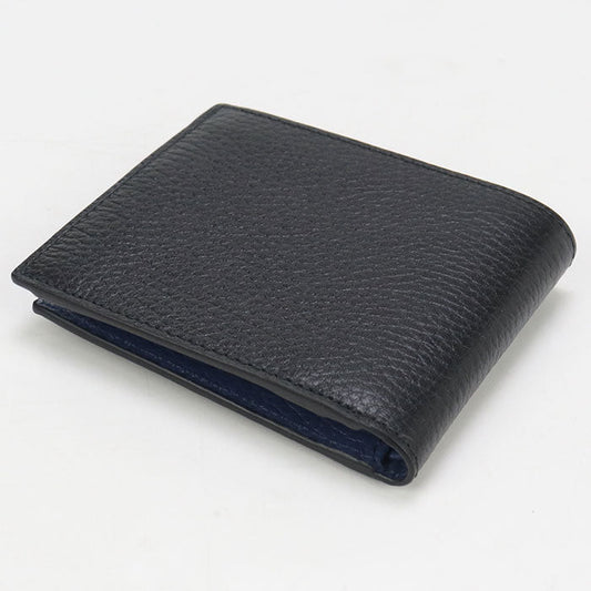 GUCCI 610466 Coin wallet Interlocking G Folded wallet leather black mens