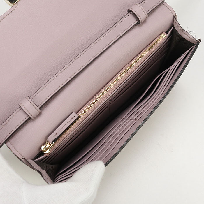 GUCCI 369664 Interlocking G Purse folio leather pink Women