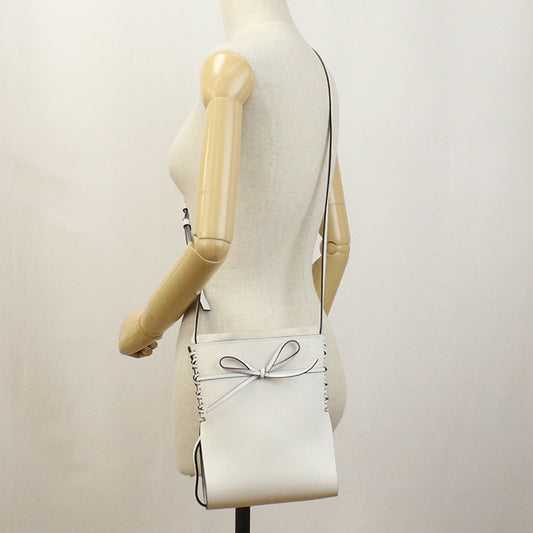 LOEWE A858I01X01 Ikebana mini Shoulder Bag Crossbody Bags Calfskin white Women