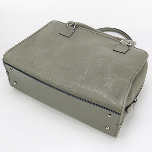 LOEWE LO84400 Tote Bag Calfskin Khaki Women