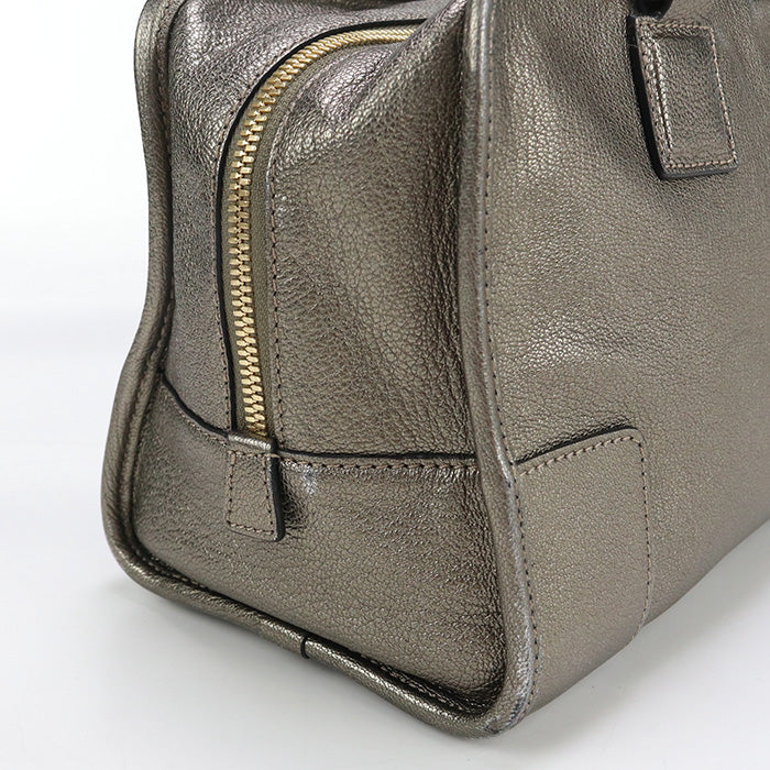 LOEWE LO85870 Americana 28 Handbag leather gray Women