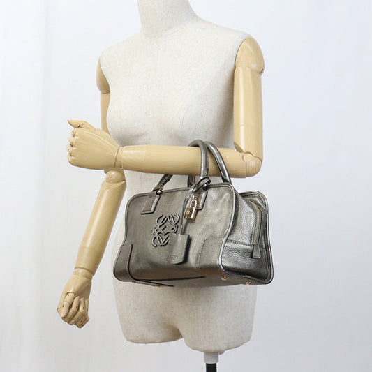 LOEWE LO85870 Americana 28 Handbag leather gray Women