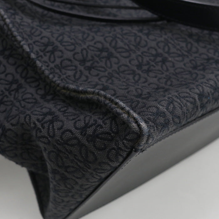 LOEWE Cushion tote anagram Tote Bag Jacquard Black Women