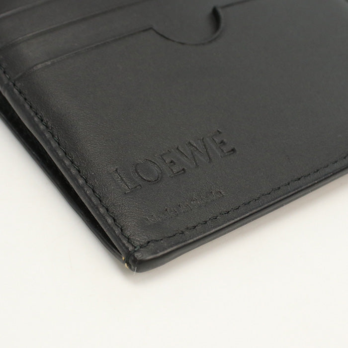 LOEWE 101843 Long Wallet Repeat anagram Flap wallet leather Brown mens(unisex)
