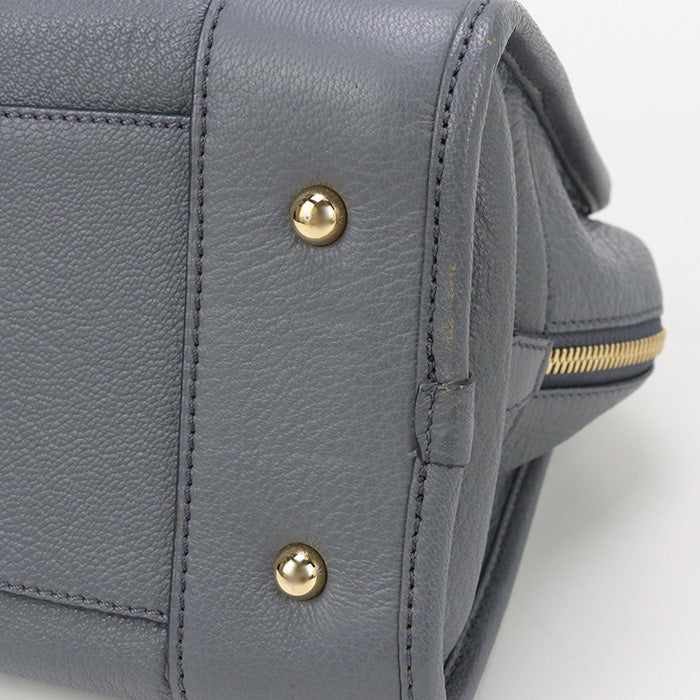 LOEWE A039N08X01 Americana 28 Handbag leather gray Women