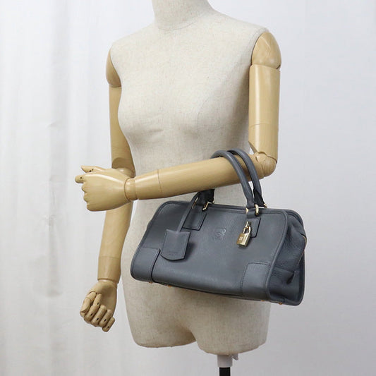 LOEWE A039N08X01 Americana 28 Handbag leather gray Women