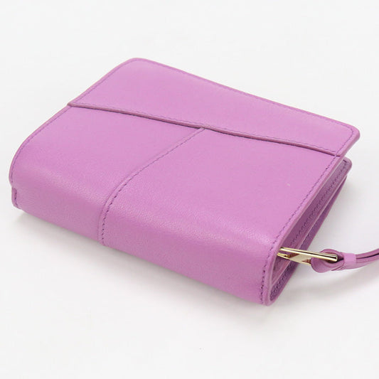LOEWE C510Z41X07 Bi-fold wallet Puzzle Anagram Mini Wallet Calf leather purple Women