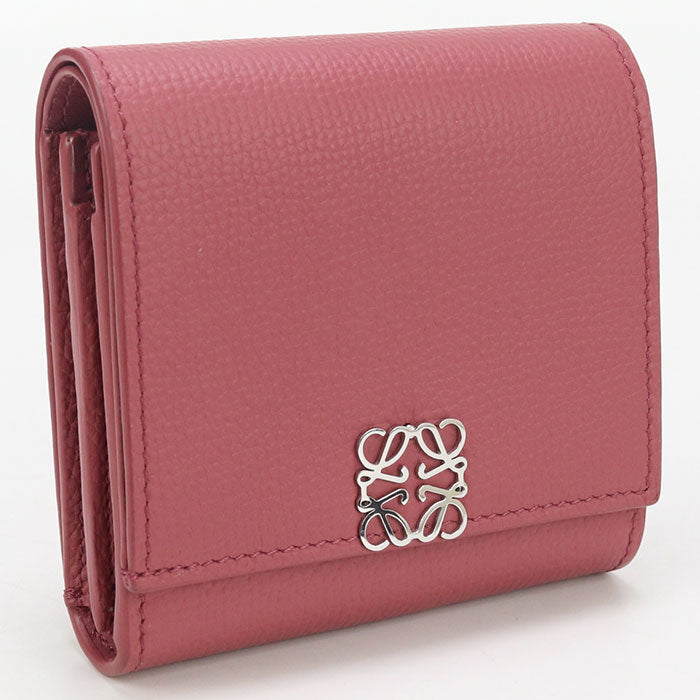 LOEWE C821L57X01 Bifold wallet anagram Compact wallet Calfskin pink Women