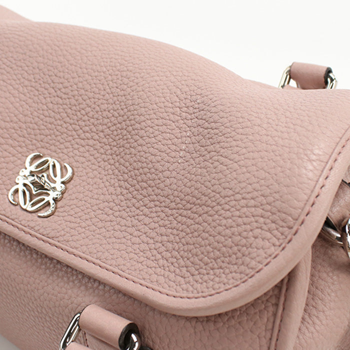 LOEWE Alamo 28 anagram Handbag leather pink Women