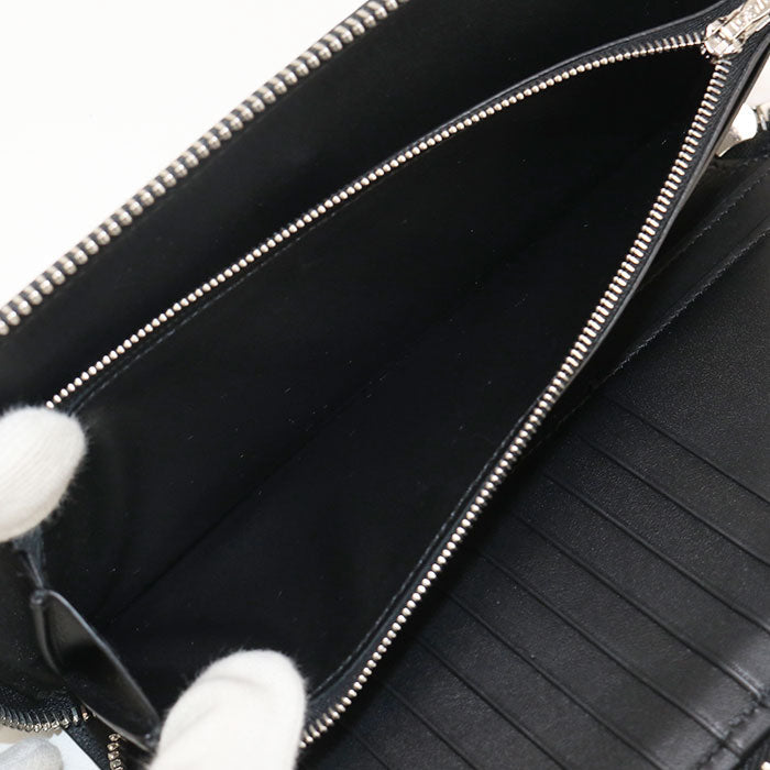 LOEWE Zip around wallet puzzle PurseZip Around Calfskin black mens