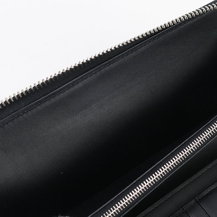 LOEWE Zip around wallet puzzle PurseZip Around Calfskin black mens