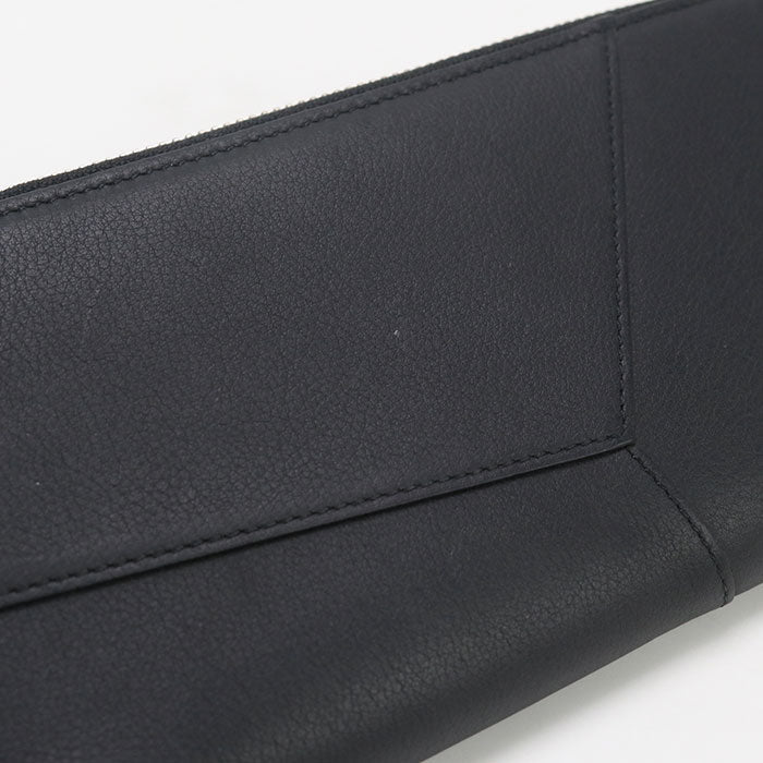 LOEWE Zip around wallet puzzle PurseZip Around Calfskin black mens