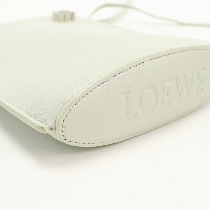 LOEWE C630R12X01 Shoulder Bag Calfskin/dice pocket green Women