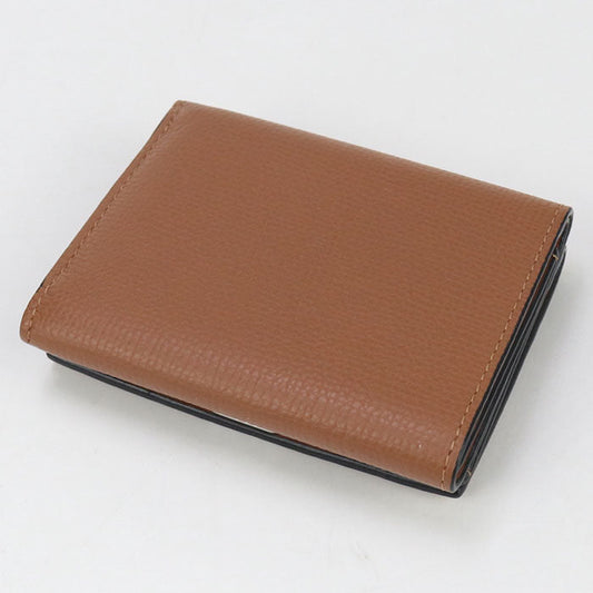 LOEWE LO96324 Trifold wallet anagram Three fold wallet Calfskin brown Women