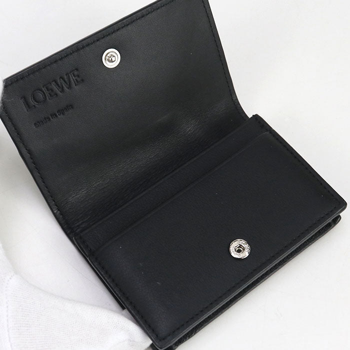 LOEWE C510M97X03 1100 Card case Puzzle Classic Business card case Calfskin black mens (unisex)