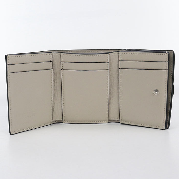 LOEWE C660TR2X03 Three fold wallet Calfskin green Women