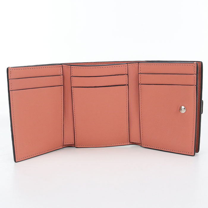 LOEWE C660TR2X03 Trifold wallet Three fold leather beige Women