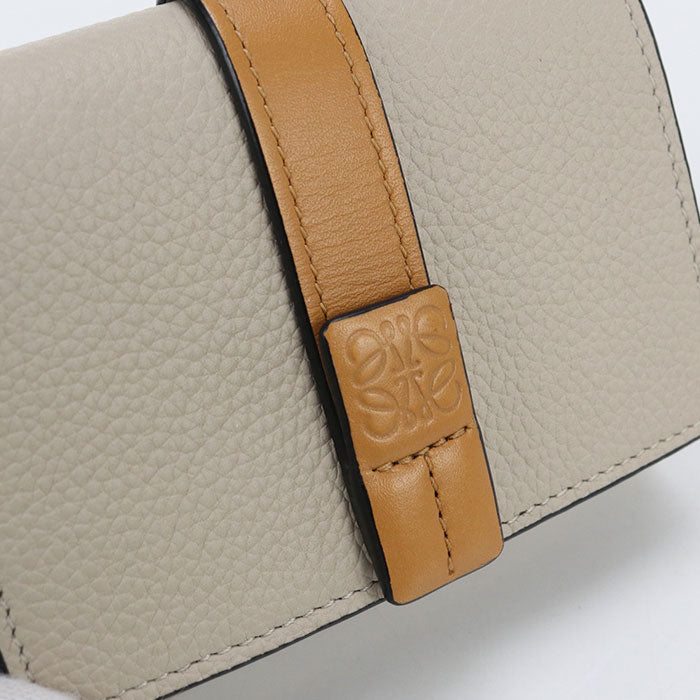 LOEWE C660TR2X03 Trifold wallet Three fold leather beige Women