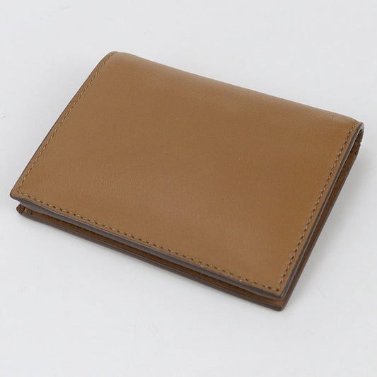 PRADA Folded Wallet Folded wallet leather Brown Women