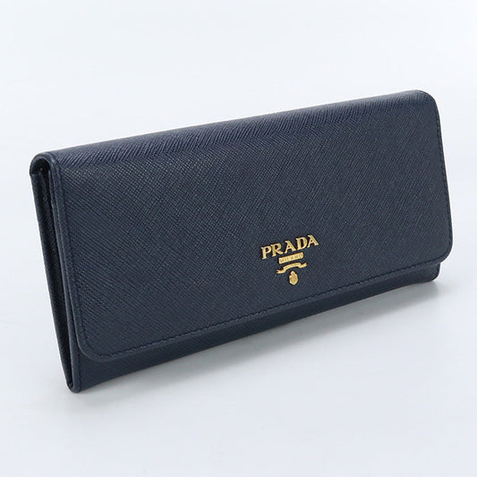 PRADA 1MH132 Bi-fold long wallet Safiano Purse folio leather Women(unisex)