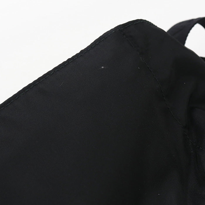 PRADA 2VL132 body bag Triangular plate Belt bag Waist bag Nylon black unisex