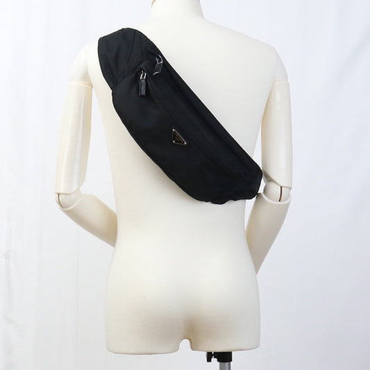 PRADA PR83203 Belt bag body bag Nylon black mens