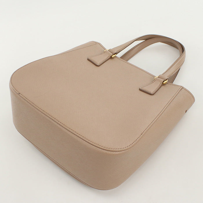 PRADA 1BA254 Tote Bag Safiano 2WAY Tote Bag leather CIRRIA (Pink Beige) Women