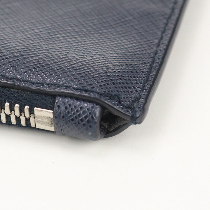 PRADA Saffiano leather Clutch bag navy mens