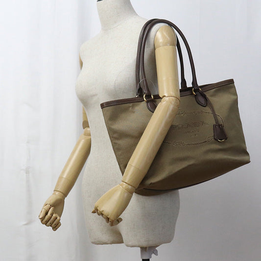 PRADA PR86957 Tote Bag Tote Bag Jacquard brown Women