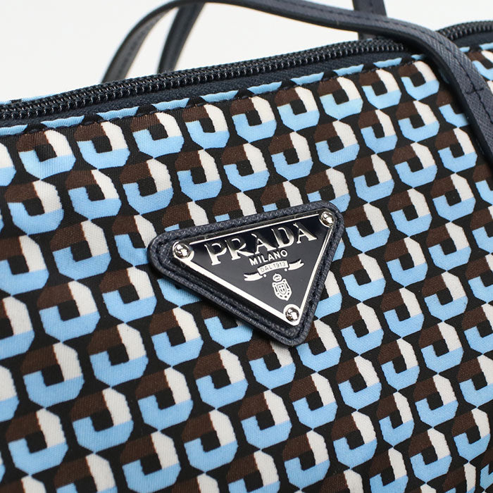 PRADA 2WAYTote Bag/ shoulder bag Nylon Blue Women