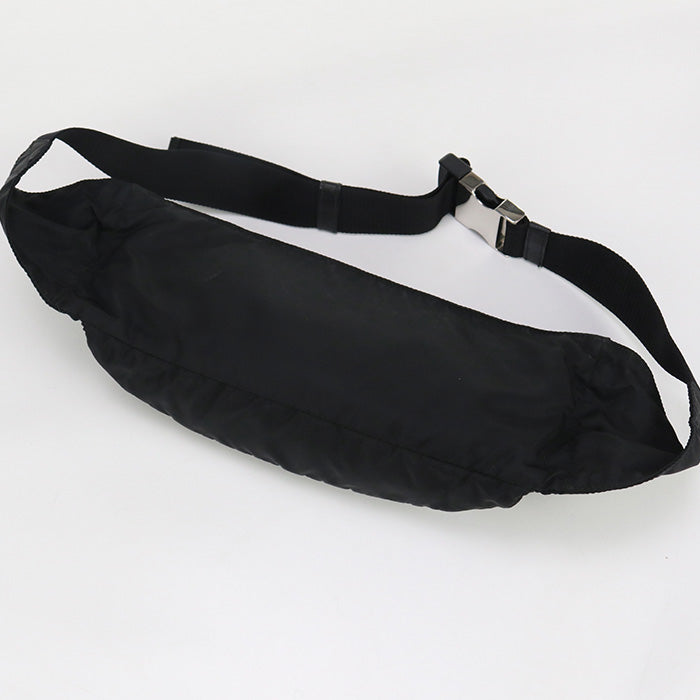 PRADA 2VL132 body bag Crossbody Bags Belt bag Nylon black mens(unisex)