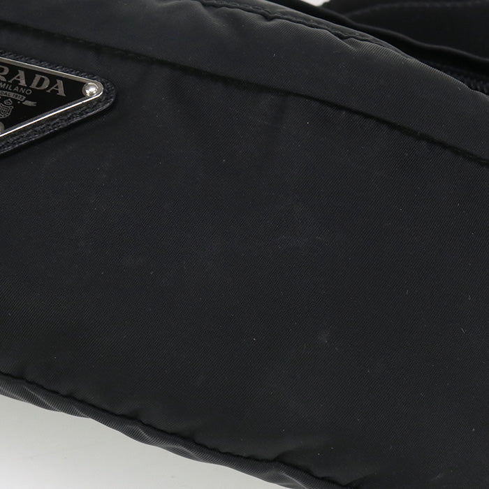 PRADA 2VL132 body bag Crossbody Bags Belt bag Nylon black mens(unisex)