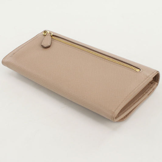 PRADA 1MH132 QWA F0236 Saffiano leather Long wallet Pink Women