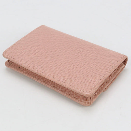 PRADA PR90296 Saffiano Leather Card Case name card holder pink Women
