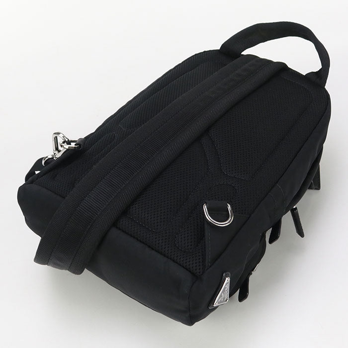 PRADA PR92728 body bag Nylon black mens
