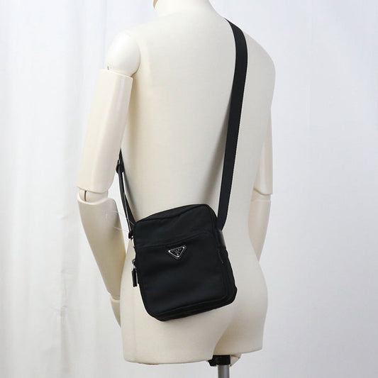 PRADA PR92876 Shoulder Bag Nylon black mens