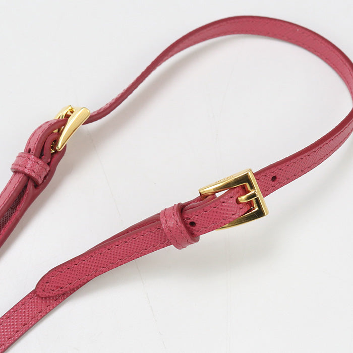 PRADA 1M1437 Long wallet Safiano Shoulder wallet/Chain wallet leather pink Women