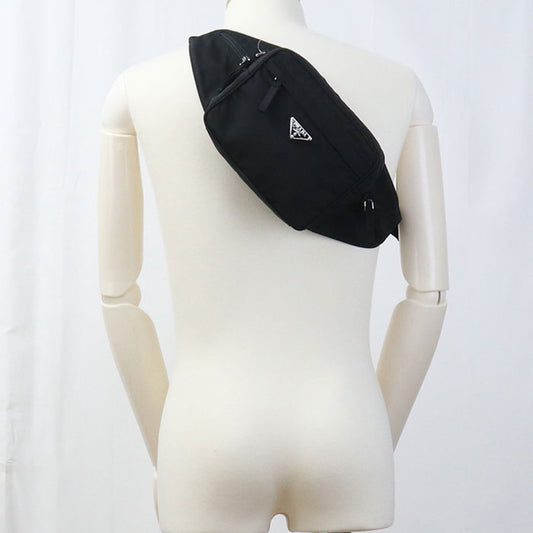 PRADA 2VL001 2A6D F0002 Belt bag body bag Nylon Black mens