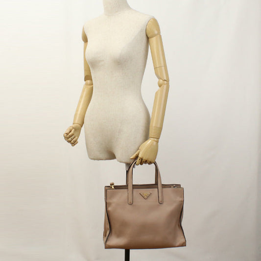 PRADA BN2603 2WAY Tote Bag/Safiano leather pink Women