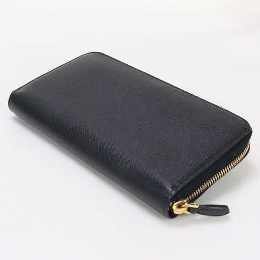 PRADA 1M0506 Zip around PurseZip Around/Safiano leather black Women