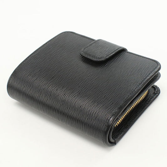 PRADA PR94849 Vitello Triangle Wallet Folded wallet leather beige Women