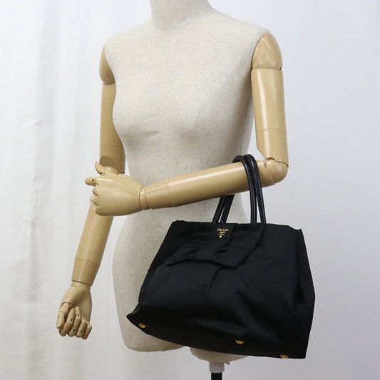 PRADA BN1601 Tote Bag Nylon black Women