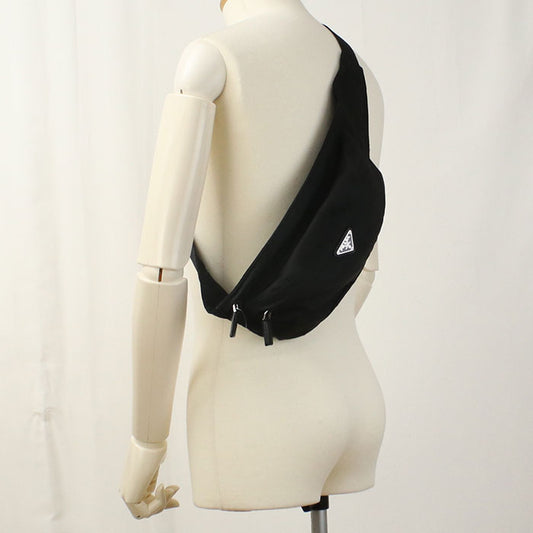 PRADA 2VL132 Belt bag body Nylon black mens