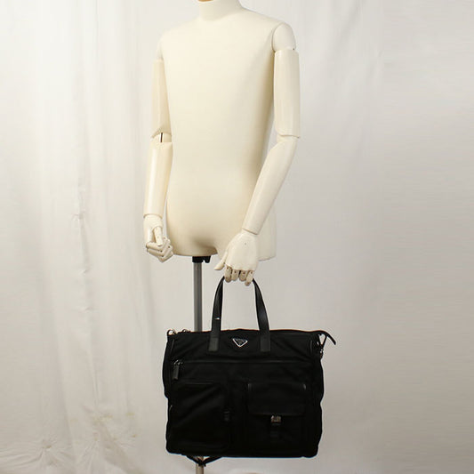 PRADA 2WAY Tote Bag Nylon black mens