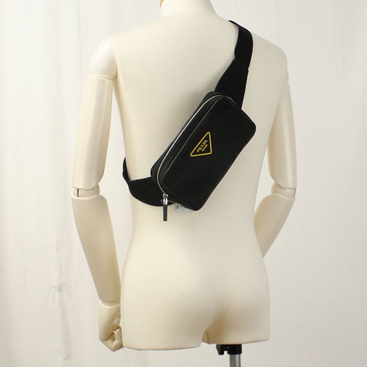 PRADA 2VL977 Belt bag body Nylon black mens