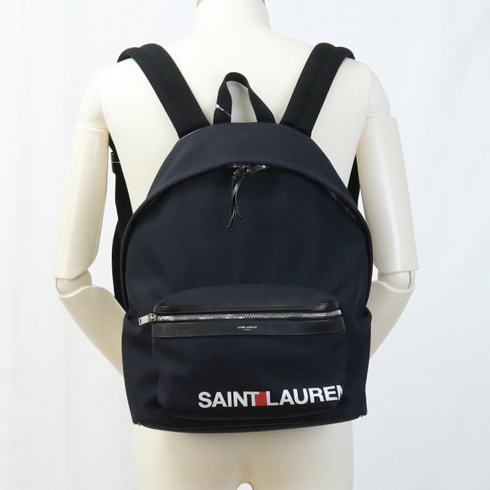 SAINT LAURENT 465448 Backpack City canvas black unisex
