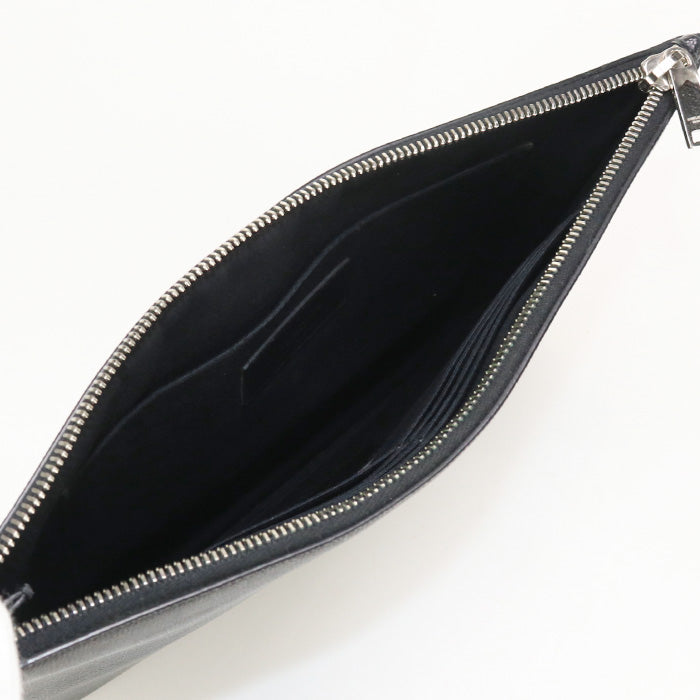 SAINT LAURENT 397294 Clutch bag leather black mens