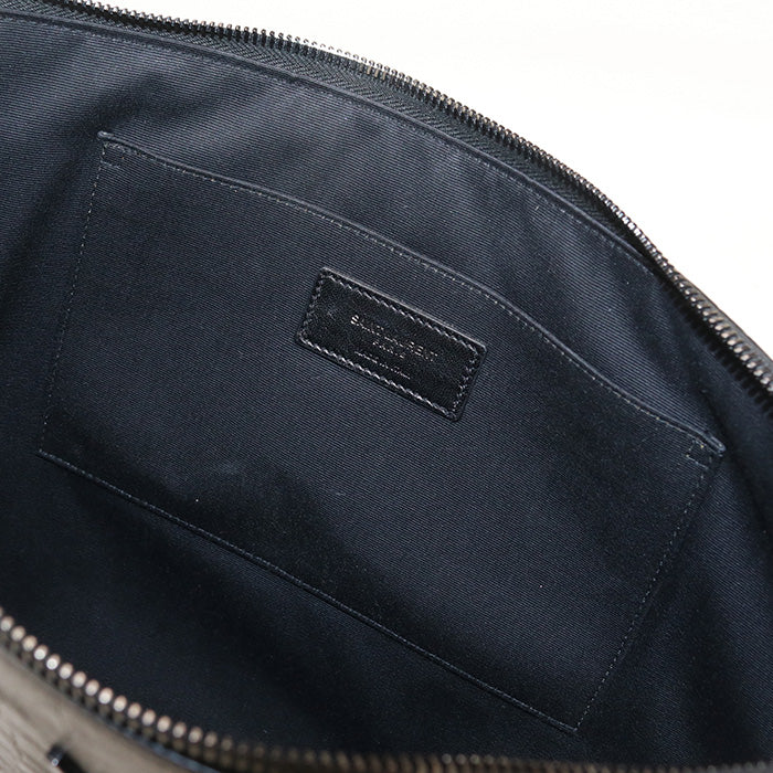 SAINT LAURENT 495628 Clutch bag Clutch bag leather black mens
