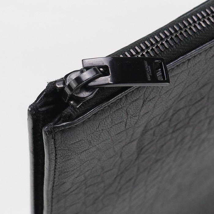 SAINT LAURENT 495628 Clutch bag Clutch bag leather black mens