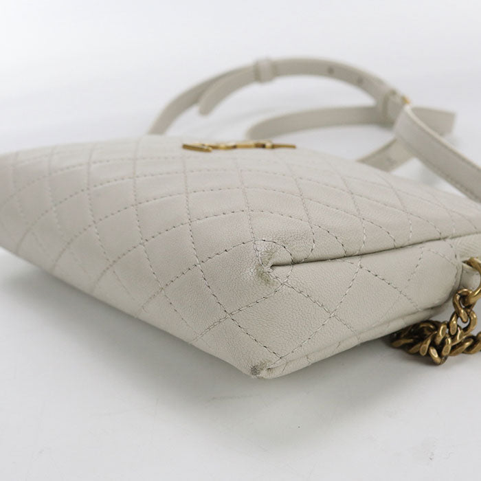 SAINT LAURENT 733667 1EL07 9207 Camera bag Gabby Diagonal leather ivory Women